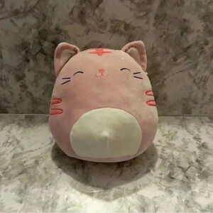 Squishmallow 9” Paulina the Pink Cat Plush